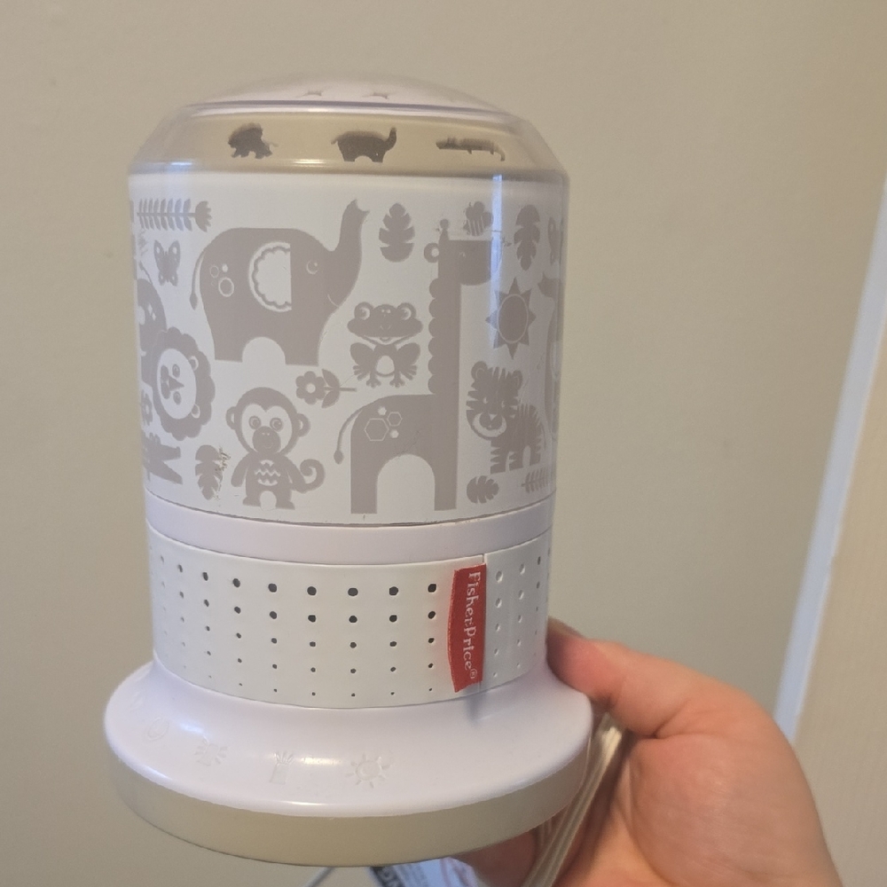 Fisher-Price White and Beige  Animal Projector